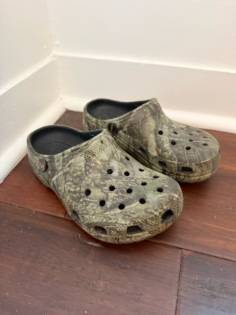 CROCS Kids Camo Clog - Olive Green